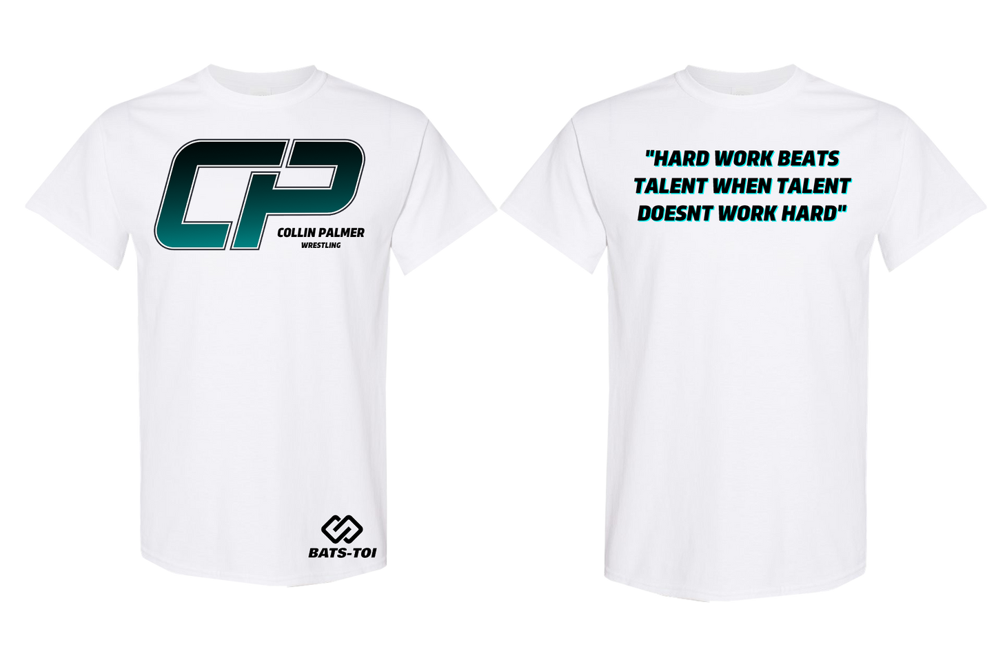 Collin Palmer White Cotton T Shirt