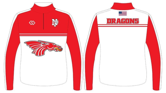 New Palestine Quarter Zip White